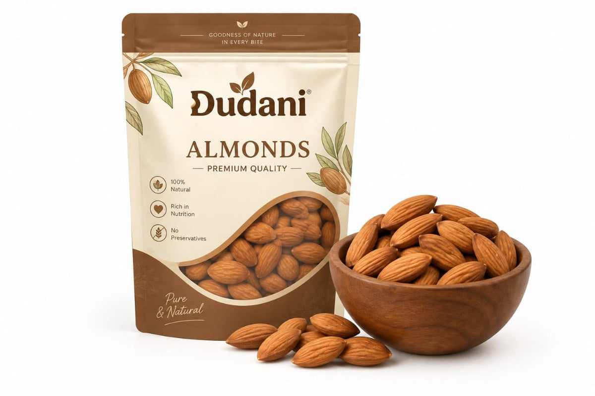 Dudani Premium Almonds - California Badam (200g)