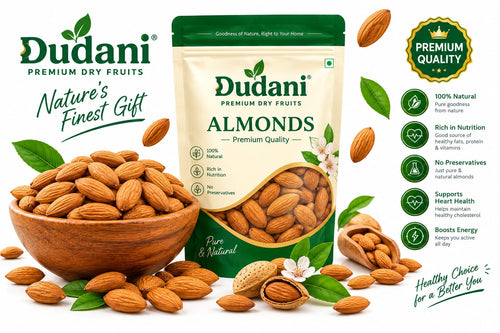 Dudani Premium Almonds - California Badam (200g)