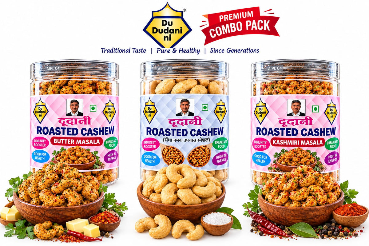 Dudani Roasted Cashew Party Combo - 750g (3 Pack)