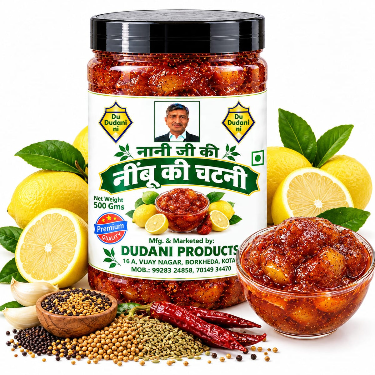 Naniji Ki Nimbu Ki Chutney (500g)